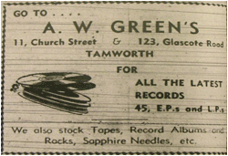 17/11/61 - Greens Records opens in Church Street