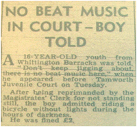 17/03/61 - No Beat Music in Court – Boy Told