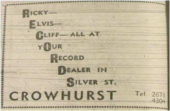 Crowhurst's for records