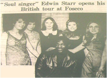 “Soul singer” Edwin Starr opens his British tour at Foseco