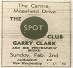 02/02/69 - Gary Clark and his Psychedelic Sound, The Spot Club