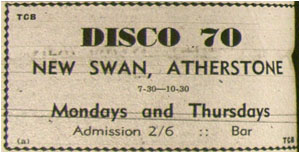 Tamworth Herald – 24/07/70 - Disco 70, Mondays and Thursday, New Swan, Atherstone