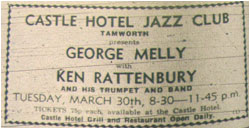 30/03/71 - George Melly and Ken Rattenbury, Castle Hotel Jazz Club