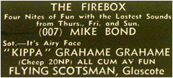 26/05/73 - Firebox Disco, Airy “Kippa” Grahame Graham, Mostly Tamla, Reggae and Soul