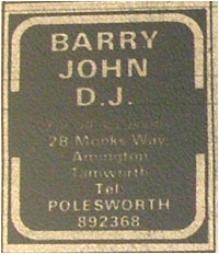 Barry John DJ