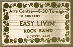 03/02/78 - Easy Living, Tamworth Arts Centre
