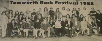 Caption: Tamworth Rock Festival’s musicians and organisers – all set for a bumper year.