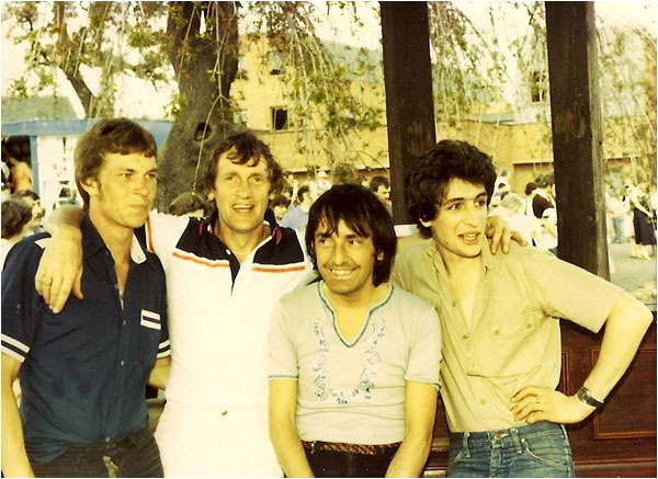Tamworth Open Day at the Castle Grounds - too long ago to remember! Paul McEntee, Johnny Slade, Les Ross and Bradley.